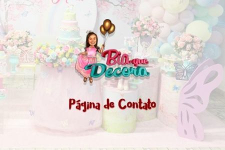 Página de Contato Bia Que Decora