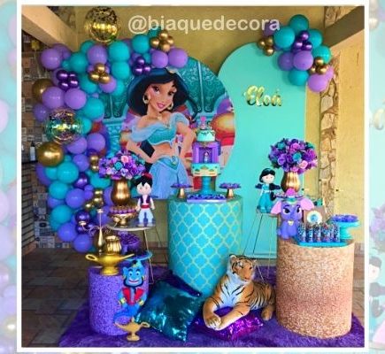 Decoracao-de-Festa-Infantil-no-Tema-Jasmine-Princesa-da-Disney