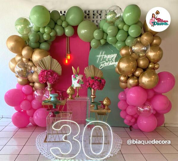 decoração de 30 anos feminino