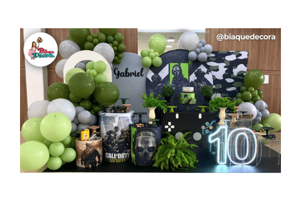 Decoração de Festa Infantil em São Paulo - SP 5 decoracao de festa tema call of duty para meninos