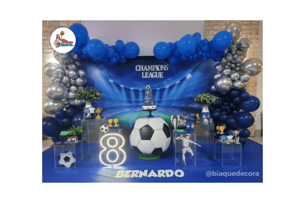 Decoração de Festa Infantil em São Paulo - SP 6 decoração de festa tema champions league
