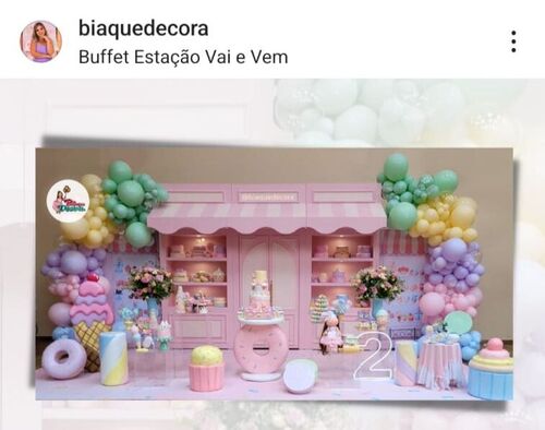 Bia Que Decora no Buffet Estação