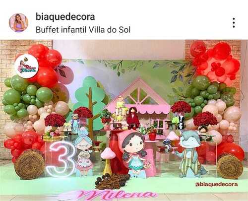 Bia Que Decora no Buffet Vila do Sol