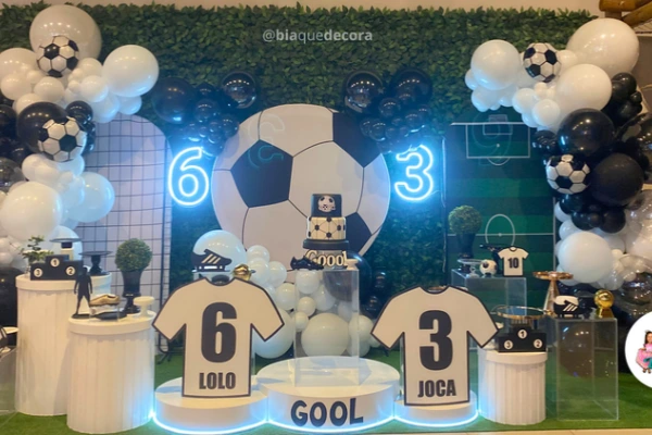 Decoração de festa tema futebol